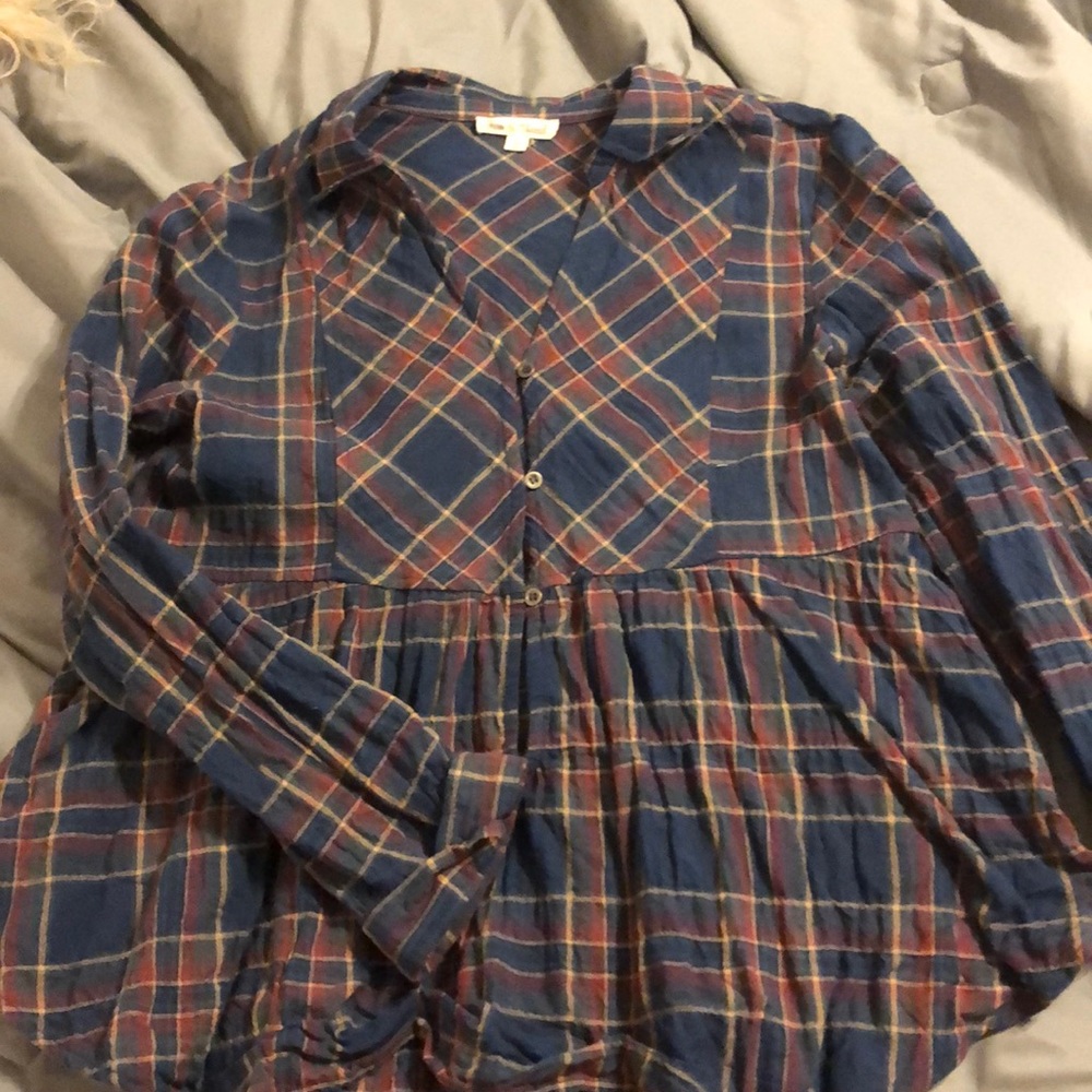 Boutique Babydoll style button up